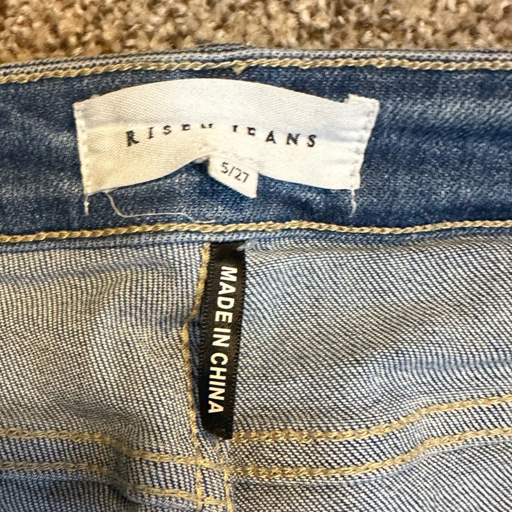 Risen Original Vintage Light Wash Jeans - size 27 - Picture 5 of 6